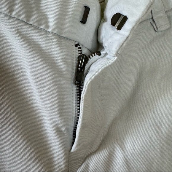 Vintage Americana Eagle Womens Bermuda Shorts Cream Size‎ 8 Zip - Picture 3 of 9